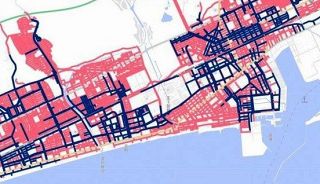 市道除雪、終われば「青」に　色分け地図で見える化　苫小牧の専用サイト