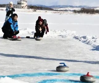 <支局長だより>知っていますか 冬の稚内・大沼 稚内・渡辺徹也