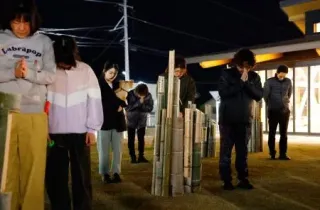 震災9年、復興の鐘の音高らかに 熊本・御船町、記憶を後世へ