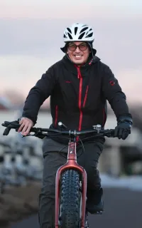 <本別>「自転車とコーヒーを同時に楽しむツアー」ガイド 相楽秀明さん(51)