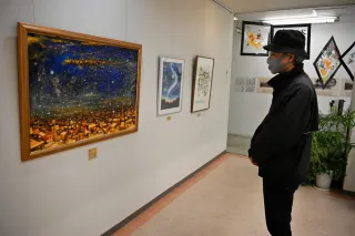 絵画や詩、宮沢賢治の世界に着想　苫小牧でアート展
