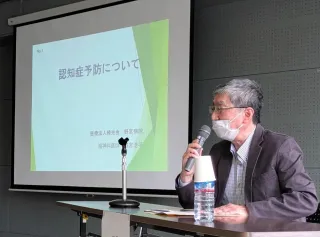 精神科医の野宮浩平さんが認知症予防策語る 岩見沢で講演会