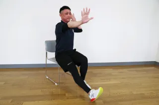 <やってみよう!「まる元」体操>89 指折りと足の体操