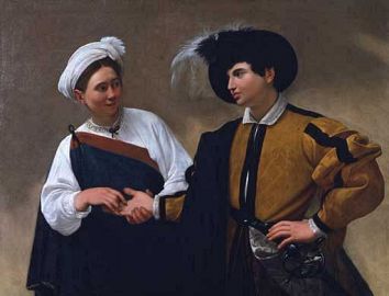 「女占い師」1596~1597年頃 カピトリーノ絵画館蔵(C)Archivio Fotografico dei Musei Capitolini