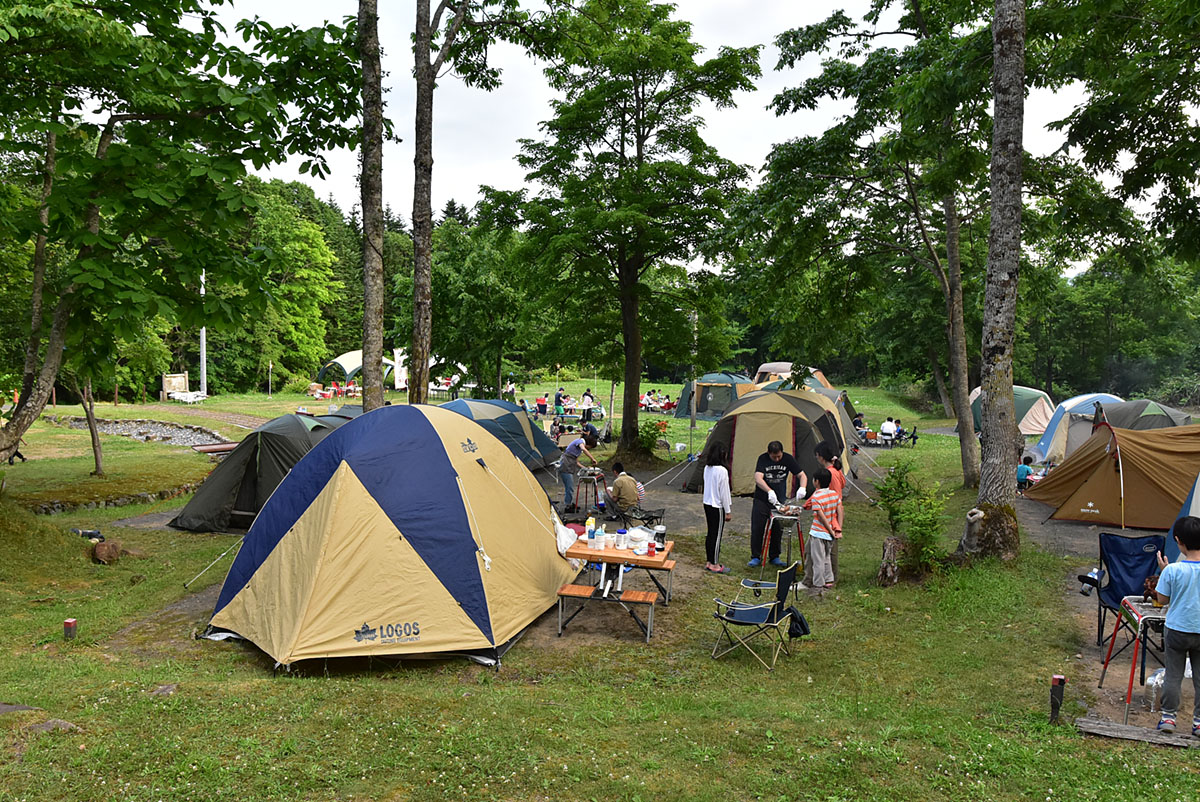 道民の森神居尻地区コテージ 林間キャンプ場 あさってキャンプ