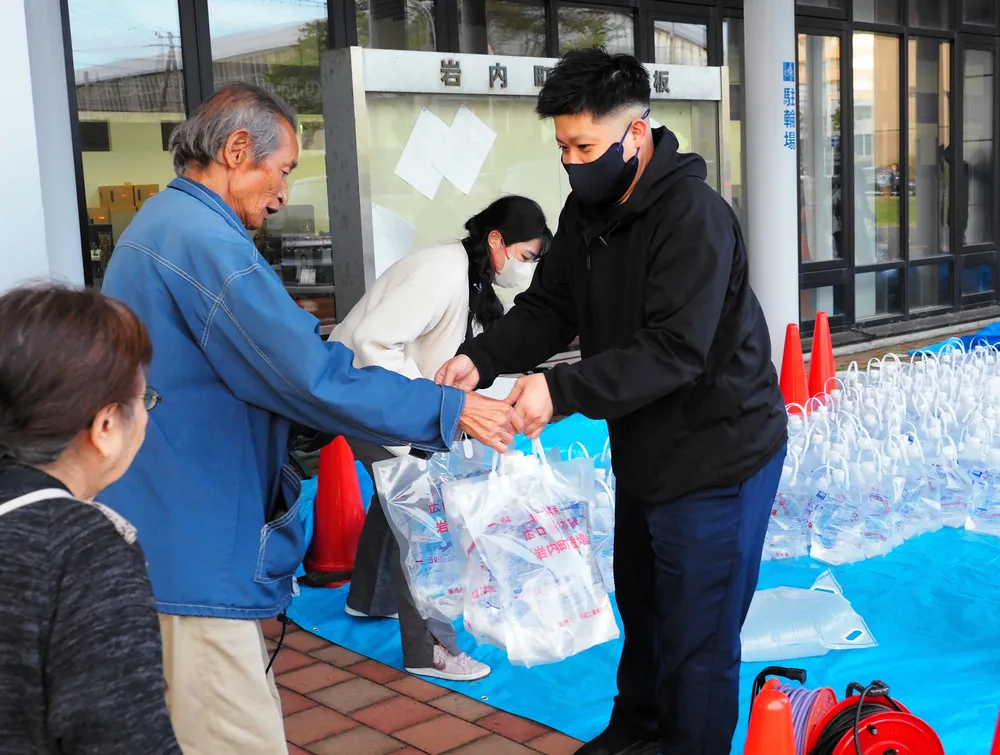 岩内町全域で断水　河川濁り取水できず　全世帯の9割5500戸対象