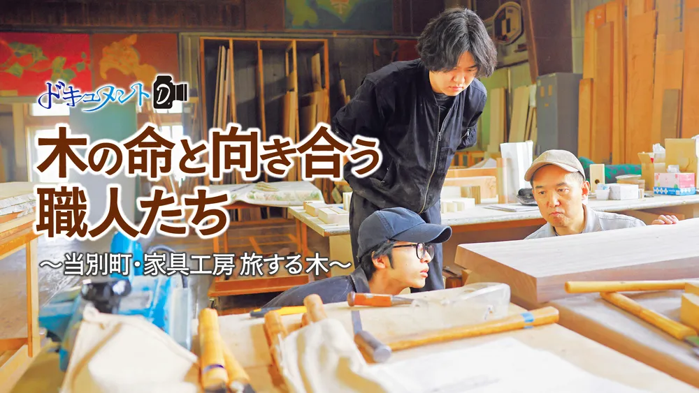 ドキュメンタリー動画】<b>木</b>の<b>命</b>を<b>受け継ぐ家具職人</b> 当別の廃校で ...の画像