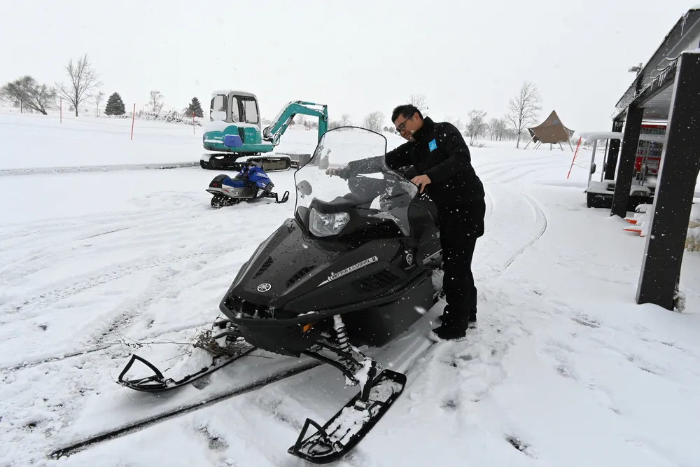 空知の全観測地点で「真冬日」 24時間降雪量、岩見沢28センチ スキー場