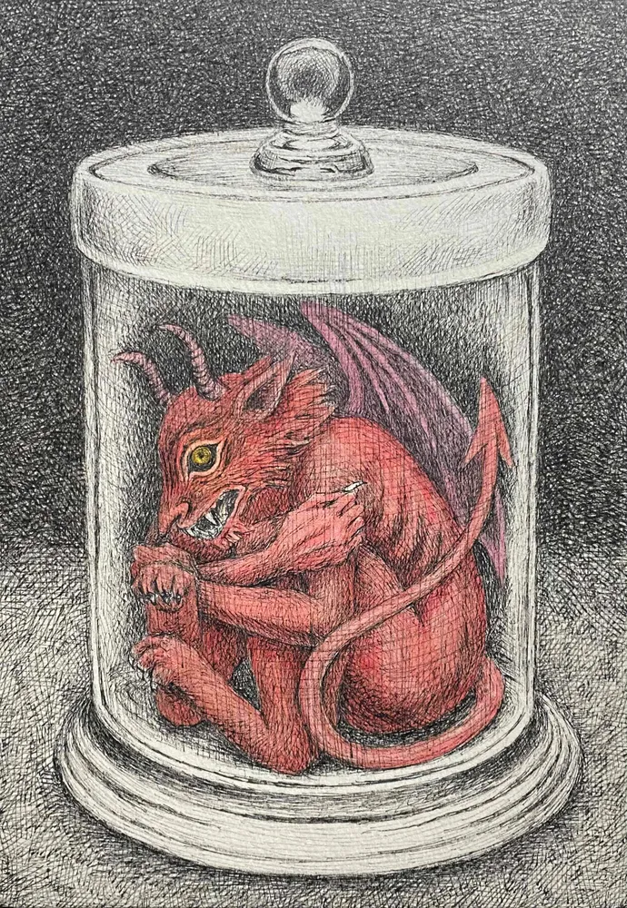 ツボカワカオリ個展「魔物の終焉」　5月24日まで開催中