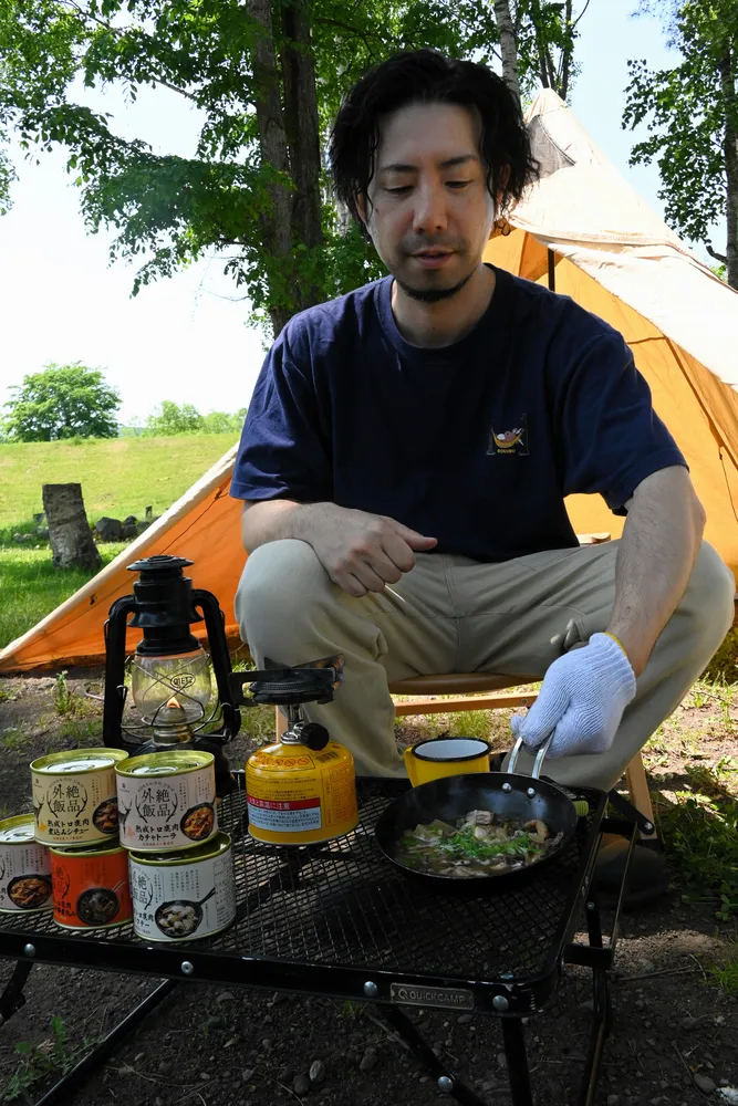 オホ食＞キャンプ飯 調理簡単、ぜいたく感も：北海道新聞デジタル