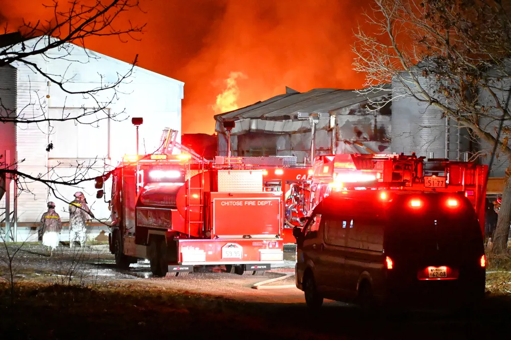 鶏舎全焼で4万羽死ぬ　千歳のホクリヨウ農場