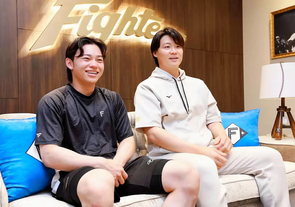 日本ハム・山崎福也×田宮裕涼〝さちゆあ〟対談 推しコンビ3位の素顔に