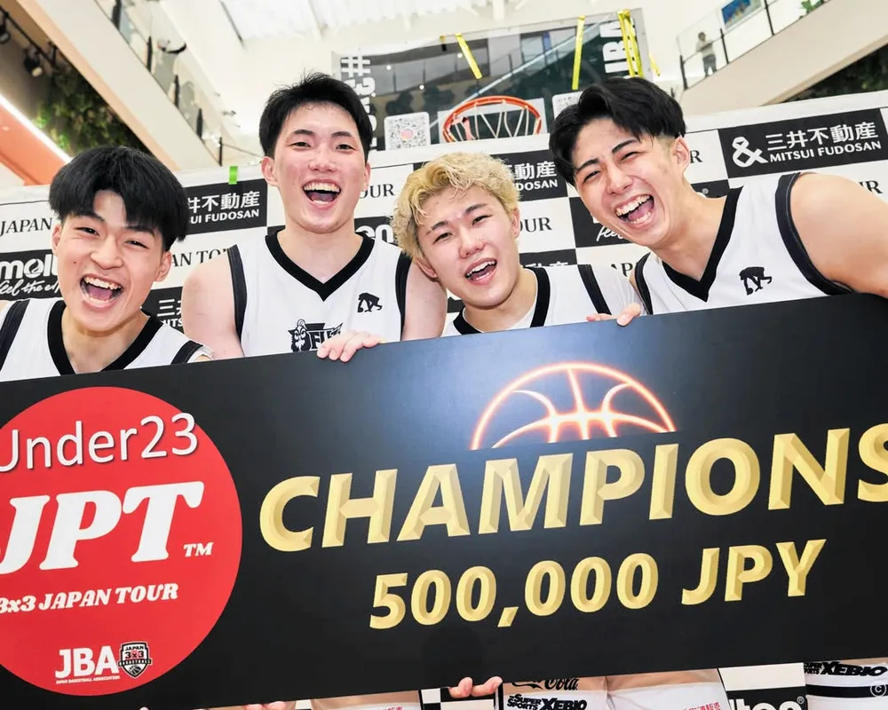 3人制バスケットボール FUz HOKKAIDO.EXEがU23で初代全国王者 5月