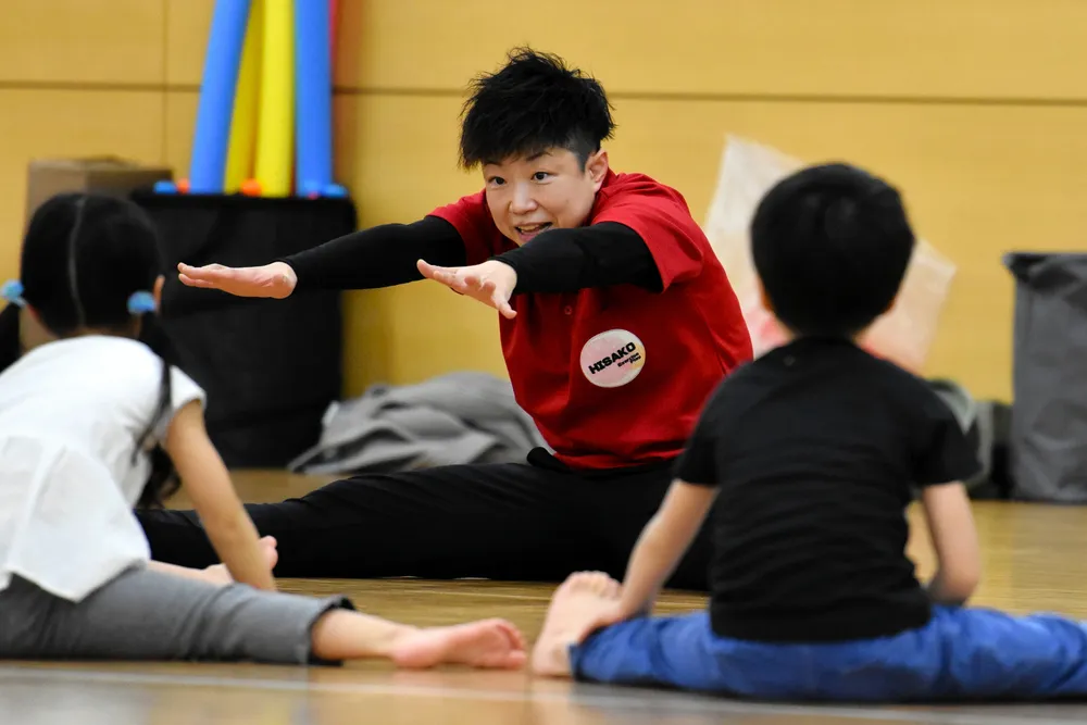 ここに生きて＞わくわく運動あそび先生・木村久子さん（41） 「できた