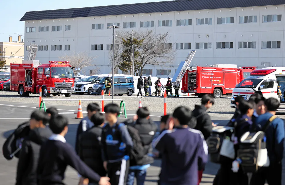 帯広大谷高で火災　けが人なし　理科室から出火