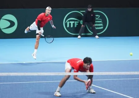 デビス杯、日本は2回戦に進めず 男子テニス国別対抗戦