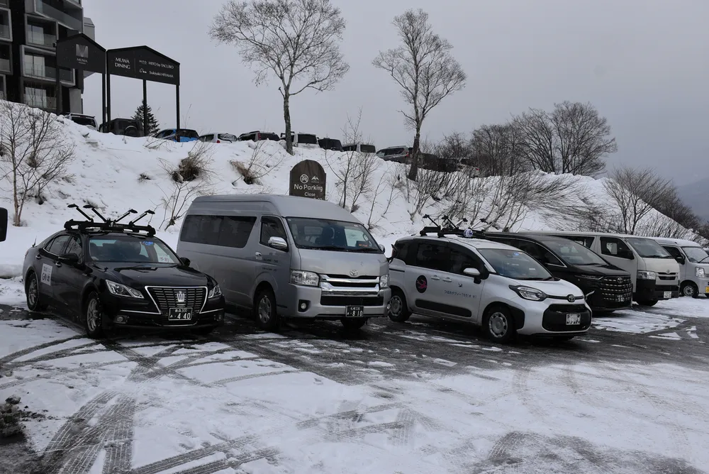 冬の車両応援「ニセコモデル」最多54台 3年目、余市・岩内のタクシーも