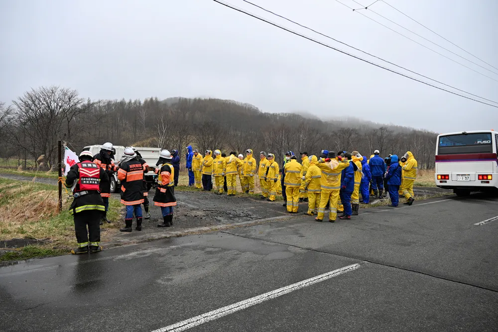 池田の大規模野火が鎮火　焼失面積50～60ヘクタール
