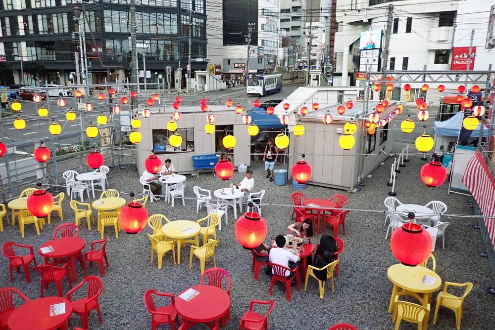 函館の火災跡地応援 踊って飲んで 2回目イベント：北海道新聞デジタル