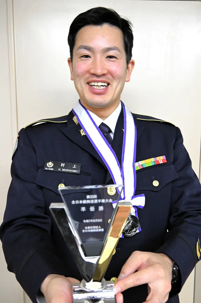 留萌・陸自普通科連隊所属の村上さん、全日本銃剣道準V 攻めのプレー