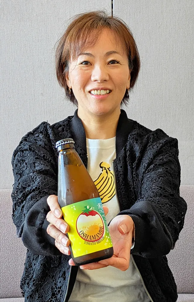 長万部産ミニトマトのジュースで発泡酒 協力隊員が企画：北海道新聞