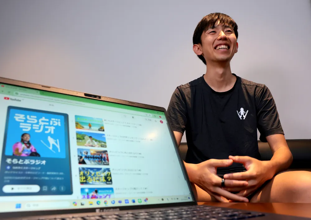 現役選手の視点でスキージャンプ発信 中村直幹がポッドキャスト 北京