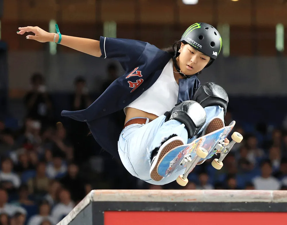 パリ五輪銀の開は4位 スケートボードのXゲーム：北海道新聞デジタル