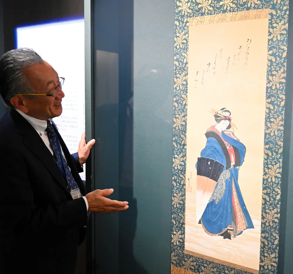 6.2億円の北斎肉筆画を初展示 小樽芸術村、18日から10周年記念展