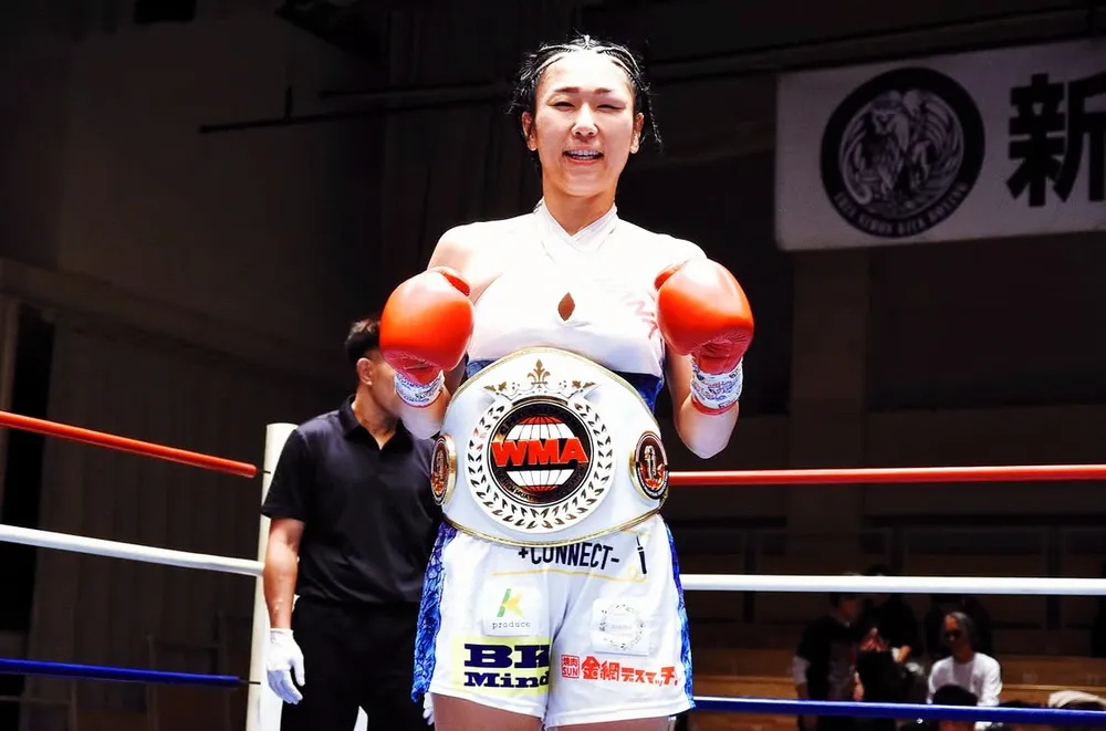 三笠出身キックボクサー・NANAさん、世界王者に ムエタイ機関認定女子