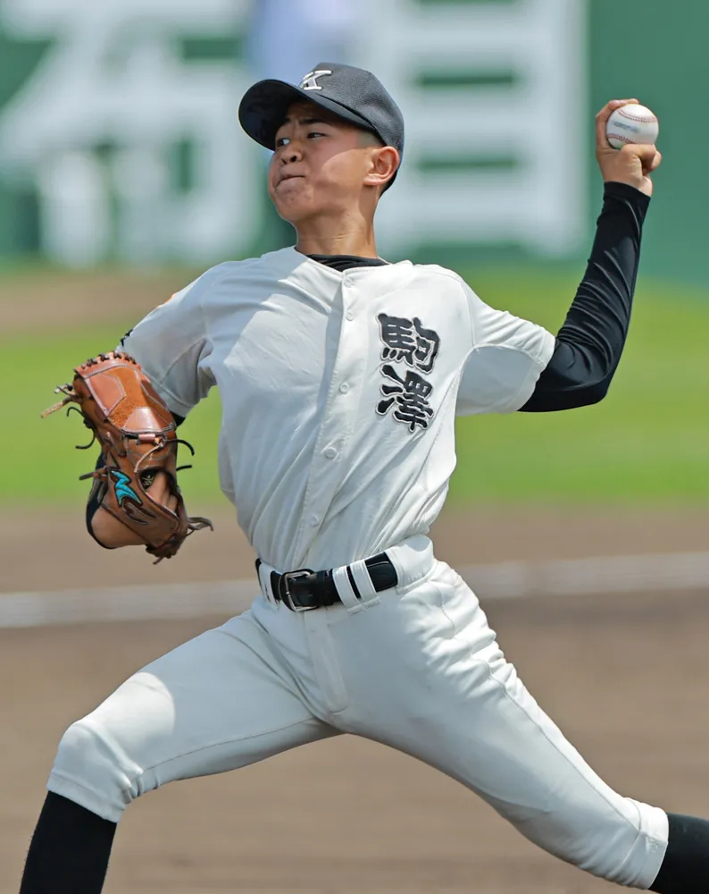 決めた本盗　駒大苫小牧七回コールド勝ち　夏の高校野球・南北海道大会3回戦