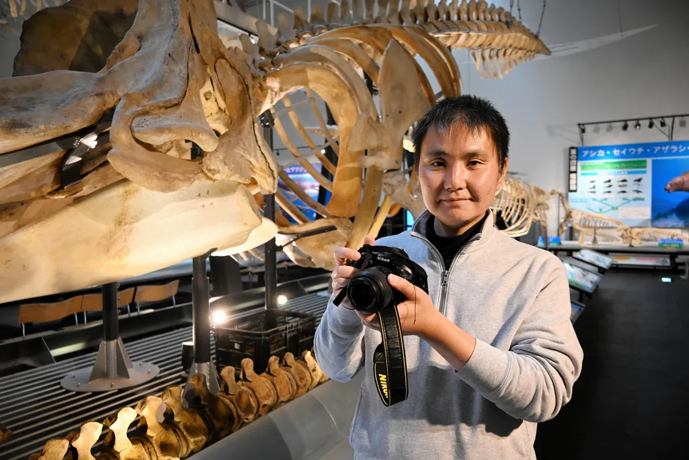 漂着クジラ写真から骨格データ 足寄博物館の学芸員、復元の新手法開発