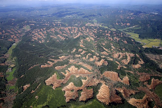 災害に備える・専門家の見方＞④地震の土砂災害、緩斜面でも 北大複合