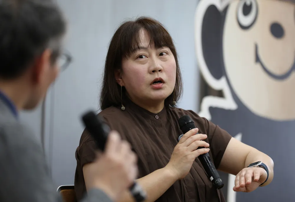「北海道マラソン」舞台の小説を連載中　河﨑秋子さんが帯広で講演