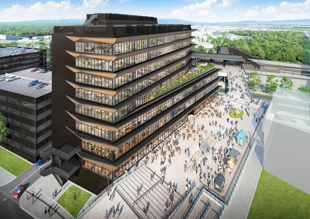 Fビレッジ複合施設20日着工　初の賃貸オフィス開発　「エリアの多様化期待」