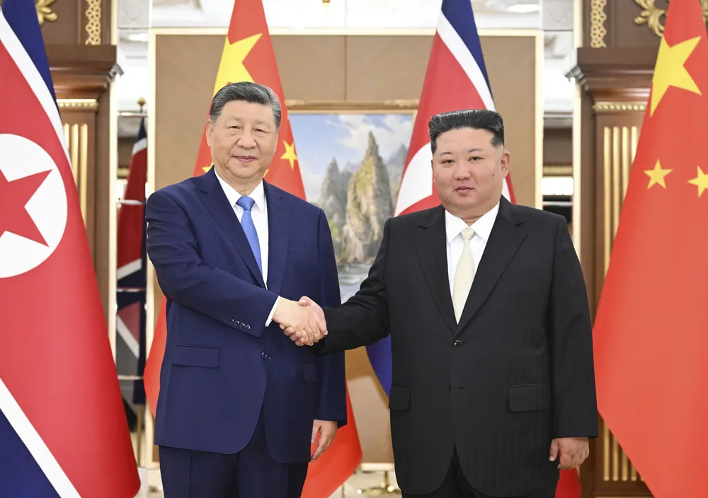 中朝、戦略的連携を強化 両首脳が会談 北朝鮮の非核化には触れず