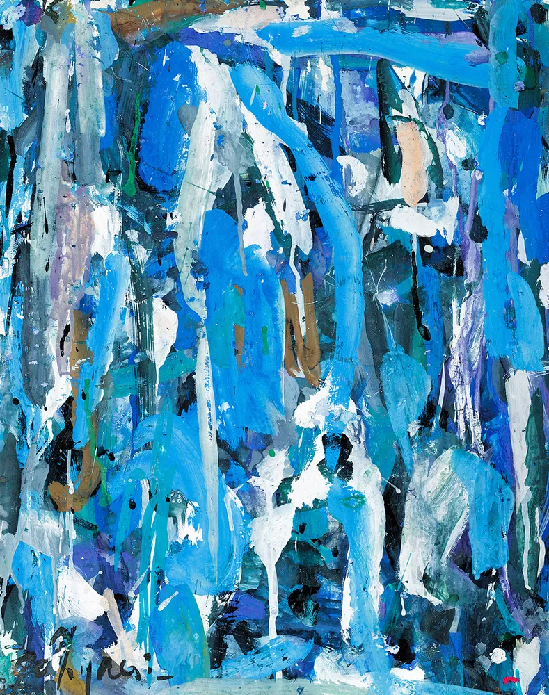 ニ科会会員作品油彩画「秋色」 102絵画部受賞作品 of 二科展受賞作品
