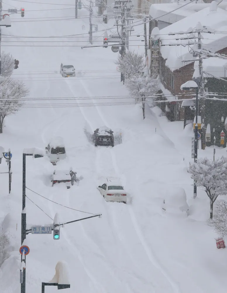 十勝ドカ雪 日常一変：北海道新聞デジタル