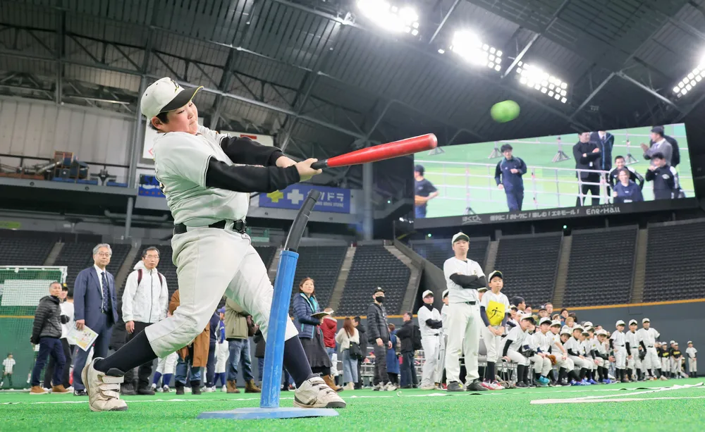 元気いっぱいスイング　札幌でティーボール全道大会