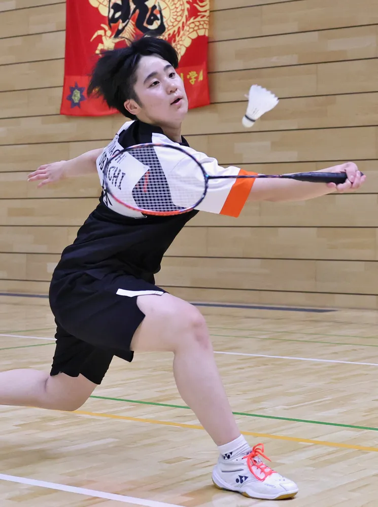 バドミントン女子シングルス　林華乃葉が初優勝　全道中学大会
