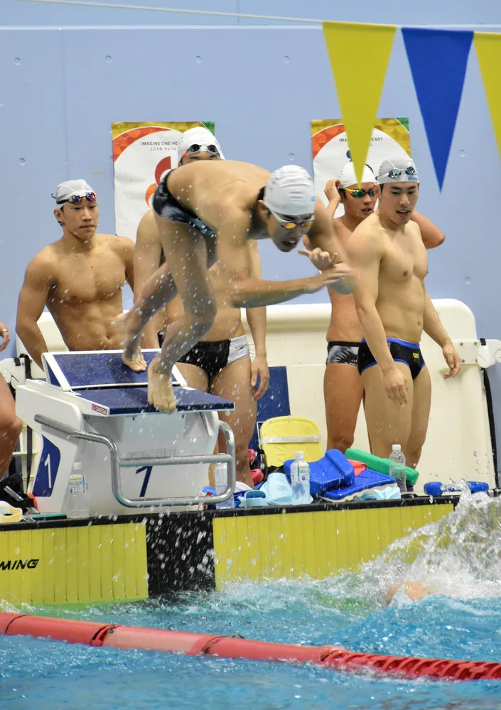 【GW割】競泳 水泳 競パン 日本代表 競泳パンパシ日本代表が合宿公開 黒田（札大谷高出）、メダル獲得へ