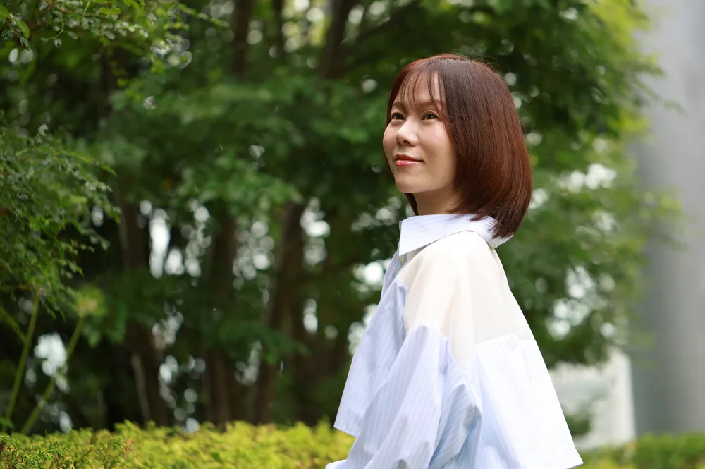 半崎美子さん（金田翔撮影）