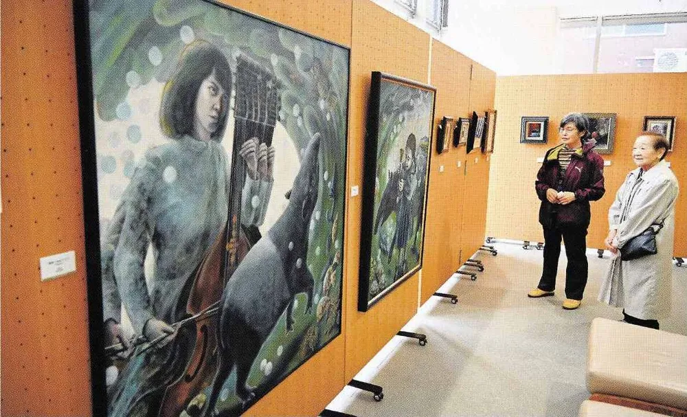 社会への思い　自由に描く　岩農高の講師・伊藤さんが絵画展：北海道新聞デジタル