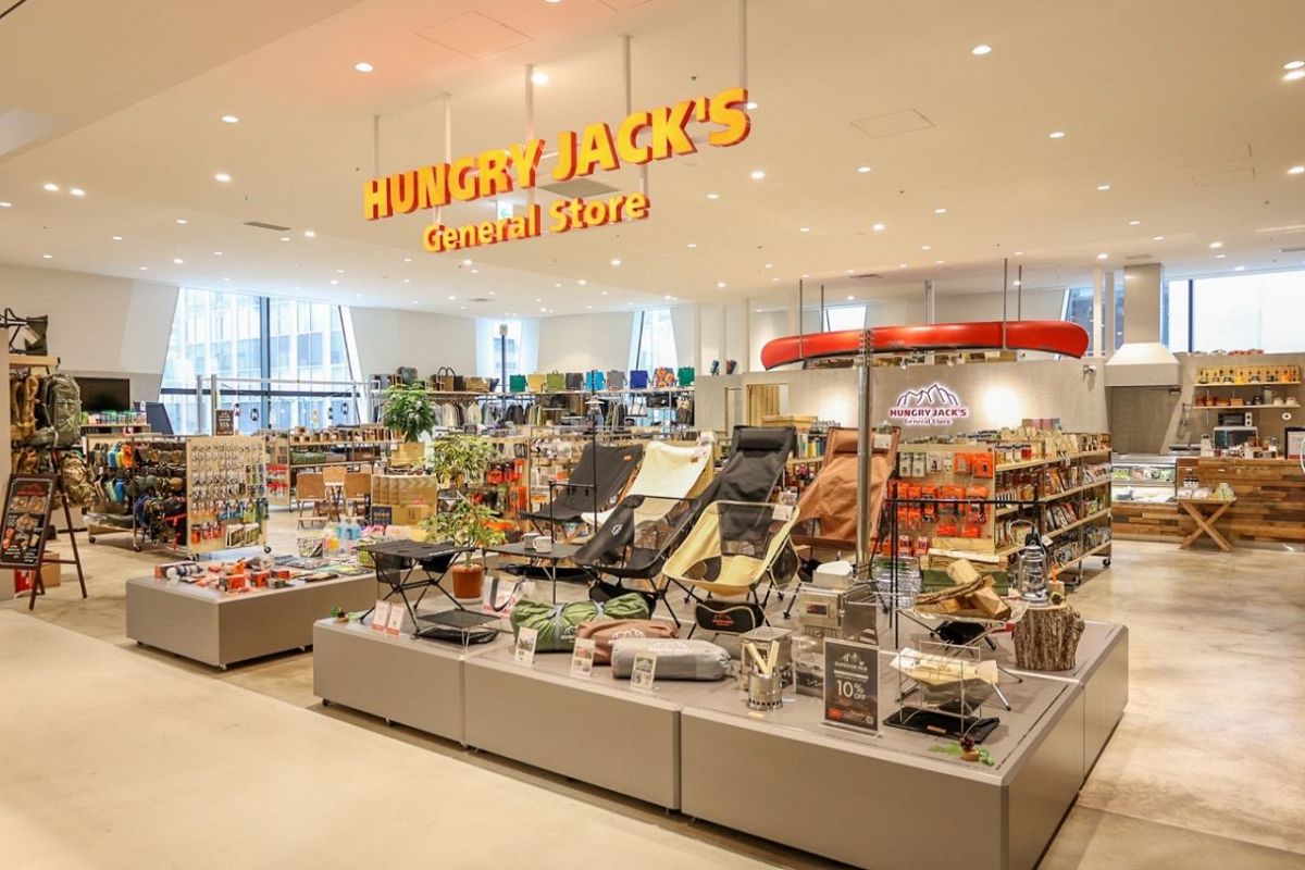 札幌・イケウチゲート「HUNGRY JACK'S General Store」アウトドア