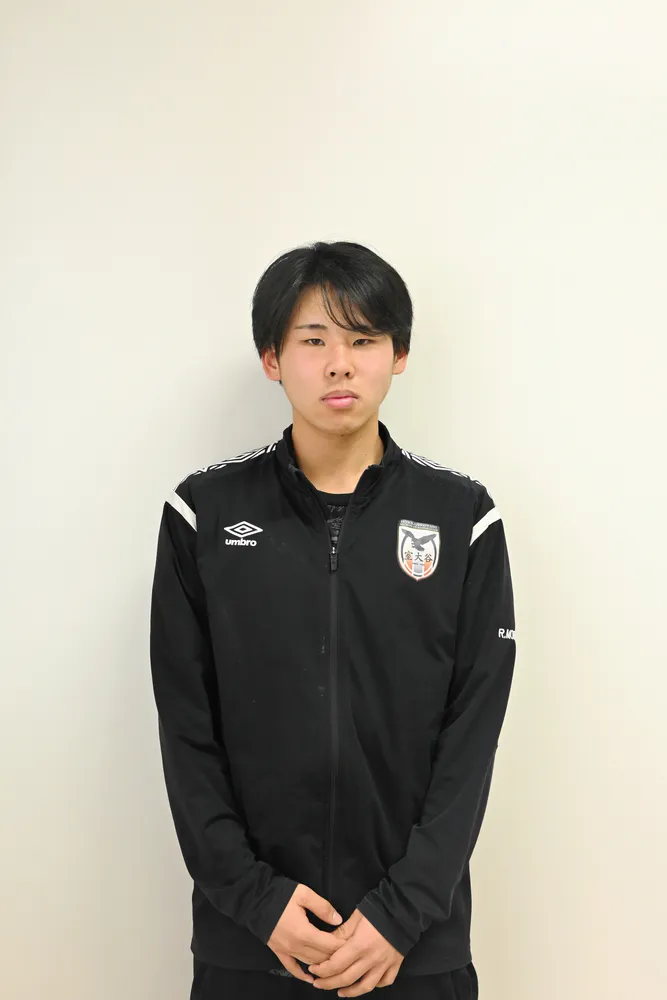 室蘭＞大学でもサッカーを続ける道大谷室蘭高3年 森田龍芯さん（18