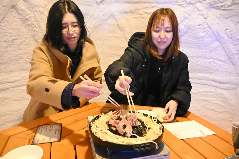 かまくらジンギスカン復活　2月末まで　大正硝子館横