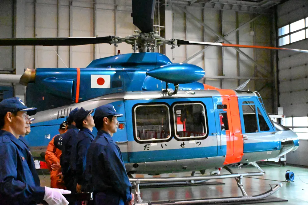 北海道警ヘリ「だいせつ3号」引退 胆振東部地震などで活躍 25年間で570