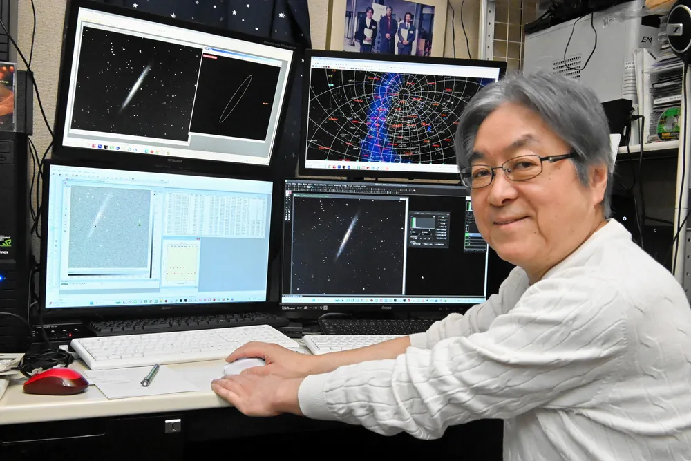 星の爆発「超新星」見つけた 名寄の佐野さん、21年ぶり四つ目：北海道