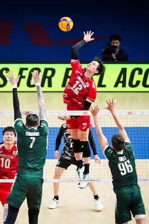日本がパリ銀のポーランドに勝つ バレーのネーションズリーグ：北海道