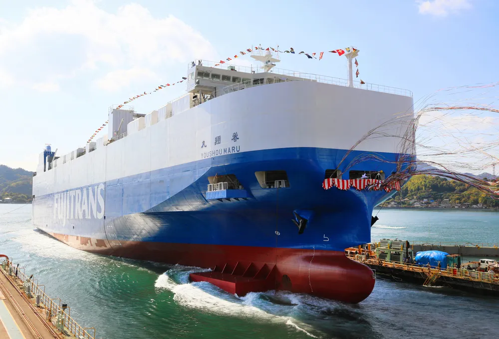 RORO船「蓉翔丸」26年春更新 苫小牧など結ぶ内航船 積載面積拡大、CO2