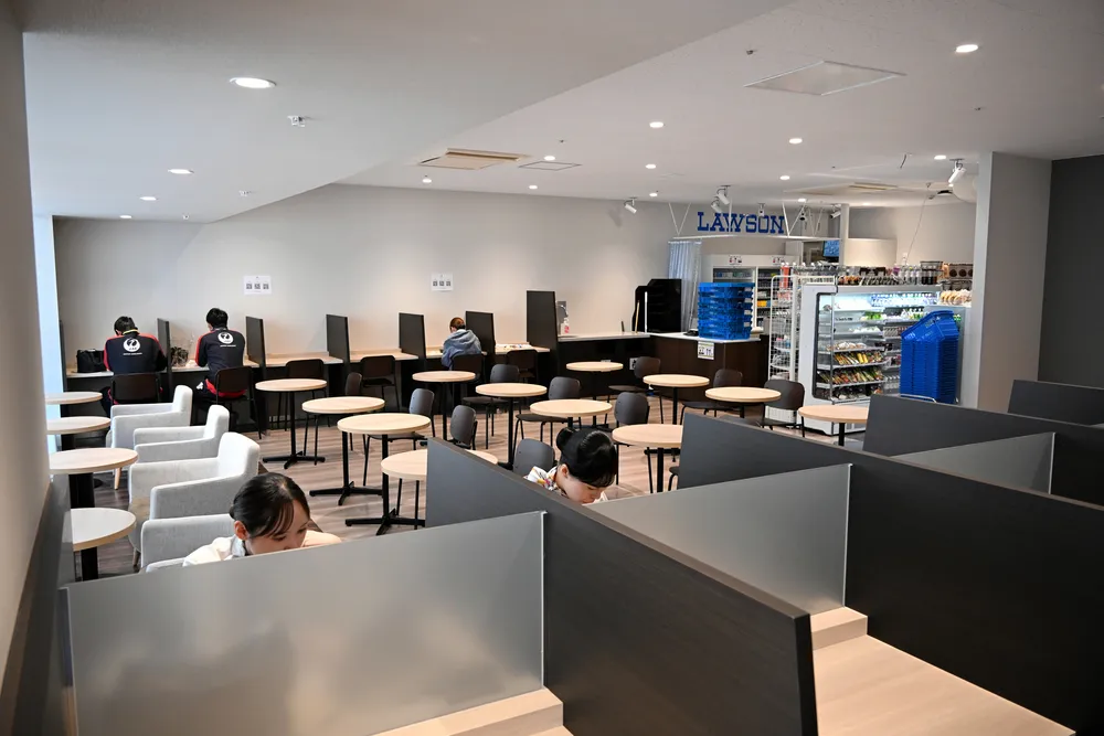 新しくなった新千歳空港の従業員休憩室